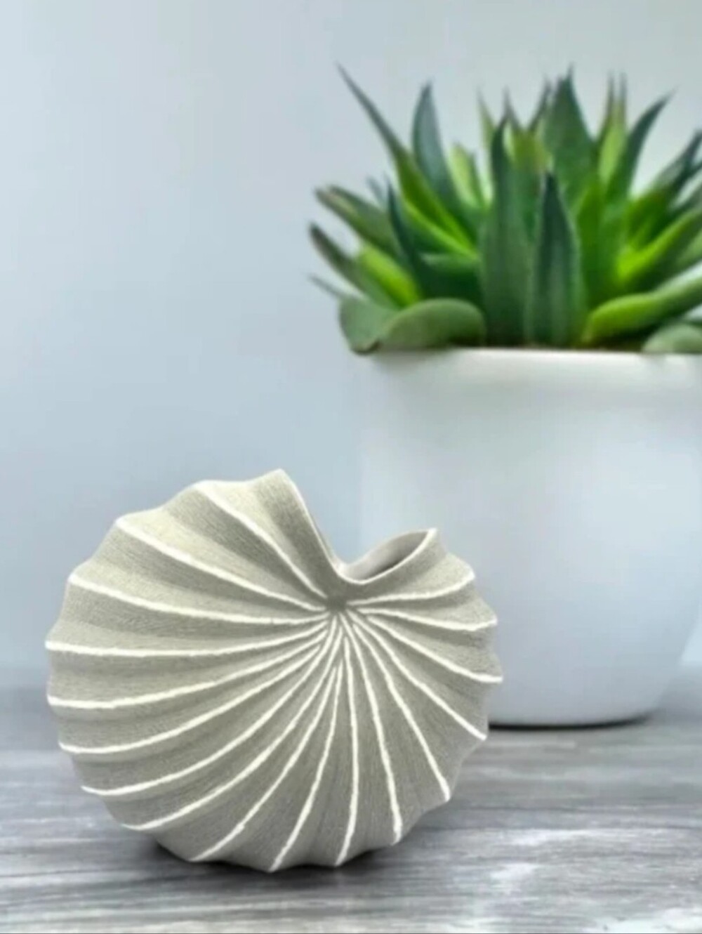 Grey Mini Porcelain Bud Vase